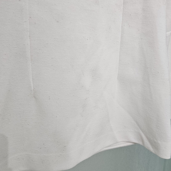 Vintage Ko Ko Knits White Knit Blazer with Red & Navy Trim Medium (8-10) - Picture 5 of 10